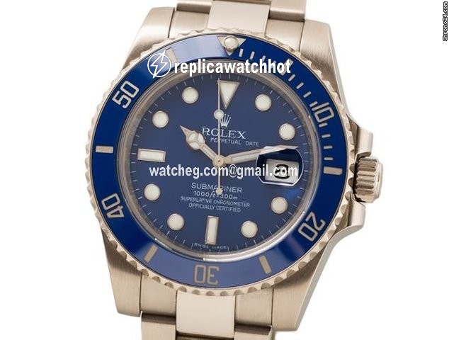 Rolex Submariner Date Mens watch Unisex White gold Automatic 116619-LB