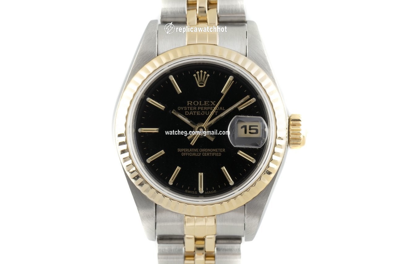 Rolex Lady-Datejust Womens watch Gold Steel Automatic 79173