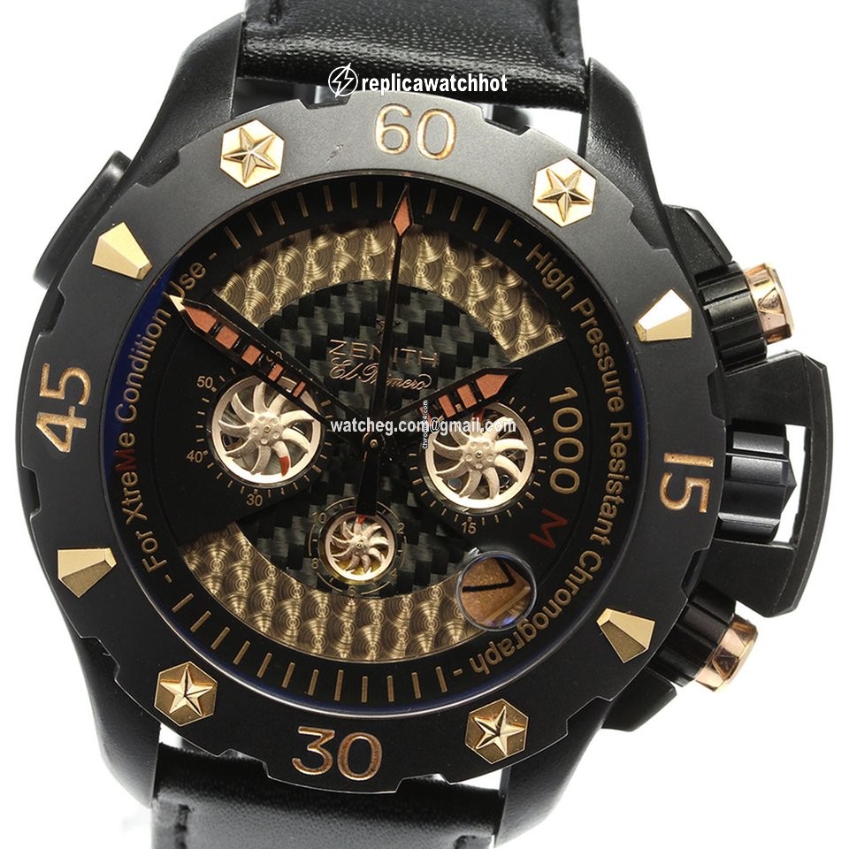 Zenith Mens watch Unisex Automatic Titanium 96.0528.4000