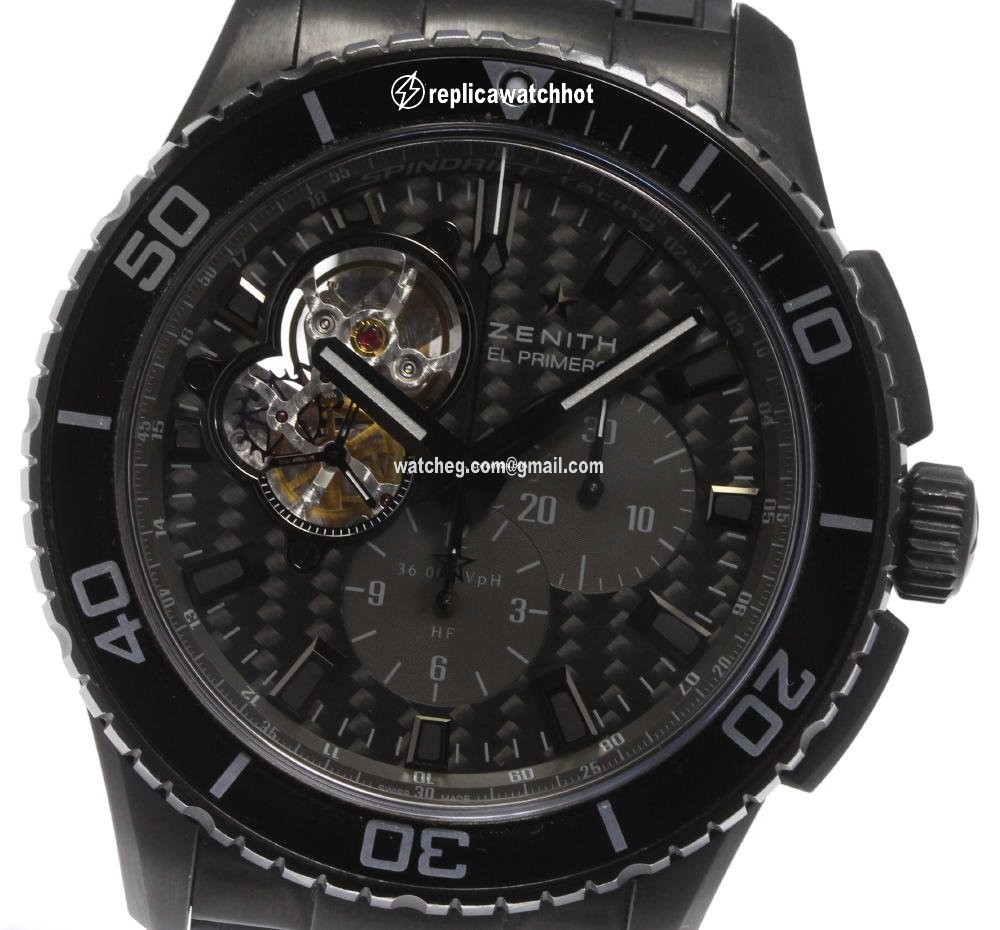 Zenith El Primero Stratos Spindrift Mens watch Unisex Automatic Steel 75.2060.4061