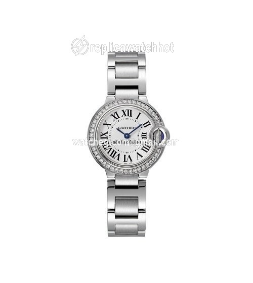 Cartier Ballon Bleu 28mm Womens watch Quartz Steel W4BB0015
