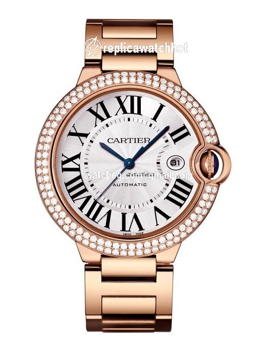 Cartier Ballon Bleu 42mm Mens watch Unisex Automatic Rose gold WJBB0029