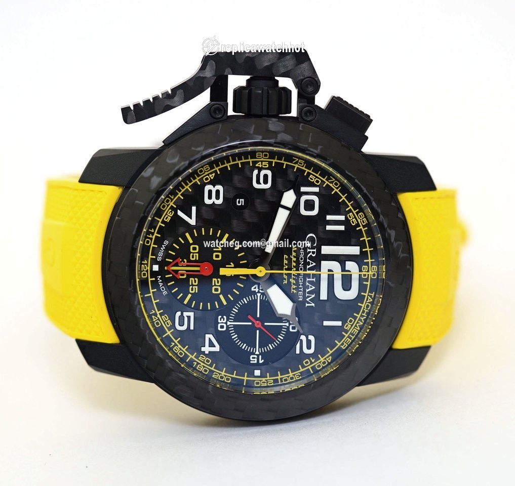 Graham Chronofighter Oversize Mens watch Unisex Automatic Carbon 2CCBK.B15A.K103K