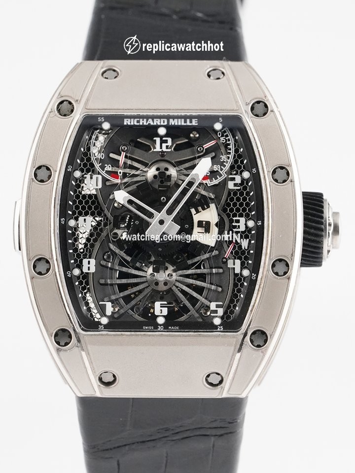 Richard Mille Mens watch Unisex Manual winding White gold RM 022