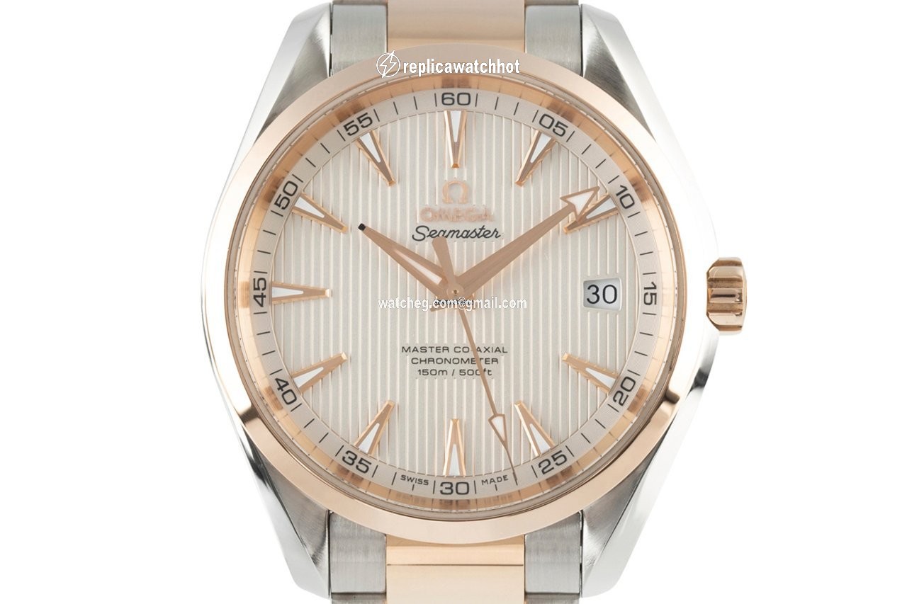 Omega Seamaster Aqua Terra Mens watch Unisex Automatic Gold Steel 231.20.42.21.02.001