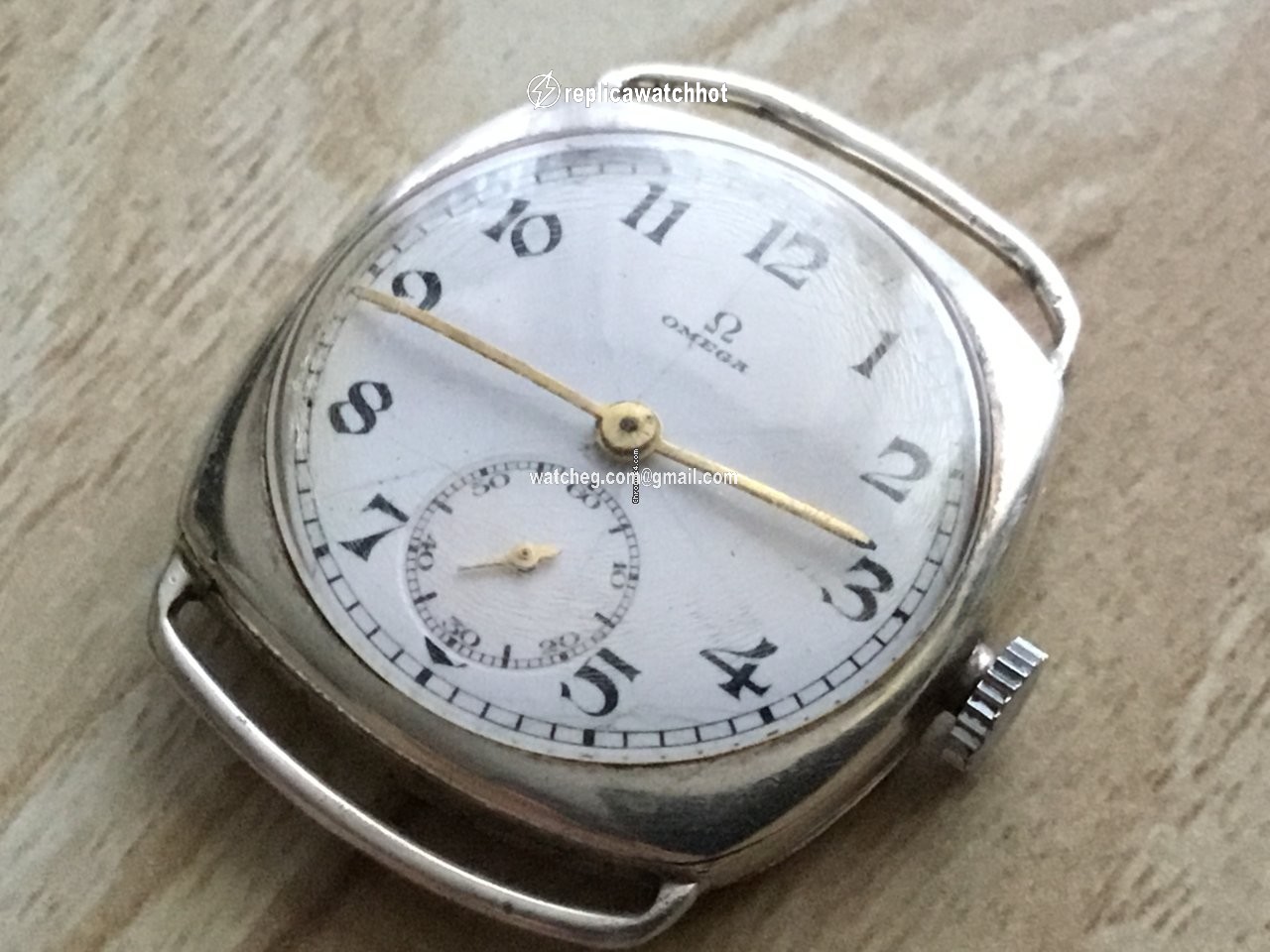 Omega Mens watch Unisex Manual winding Silver 84