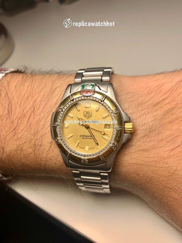 TAG Heuer Mens watch Unisex Quartz Gold Steel 995.413K