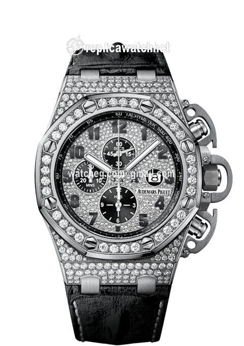 Audemars Piguet Royal Oak Offshore Chronograph Mens watch Unisex Automatic White gold 26215BC.ZZ.A101CR.01