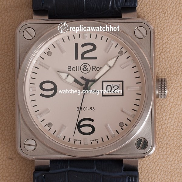 Bell & Ross BR 01-96 Grande Date Mens watch Unisex Automatic Steel BR 01-96