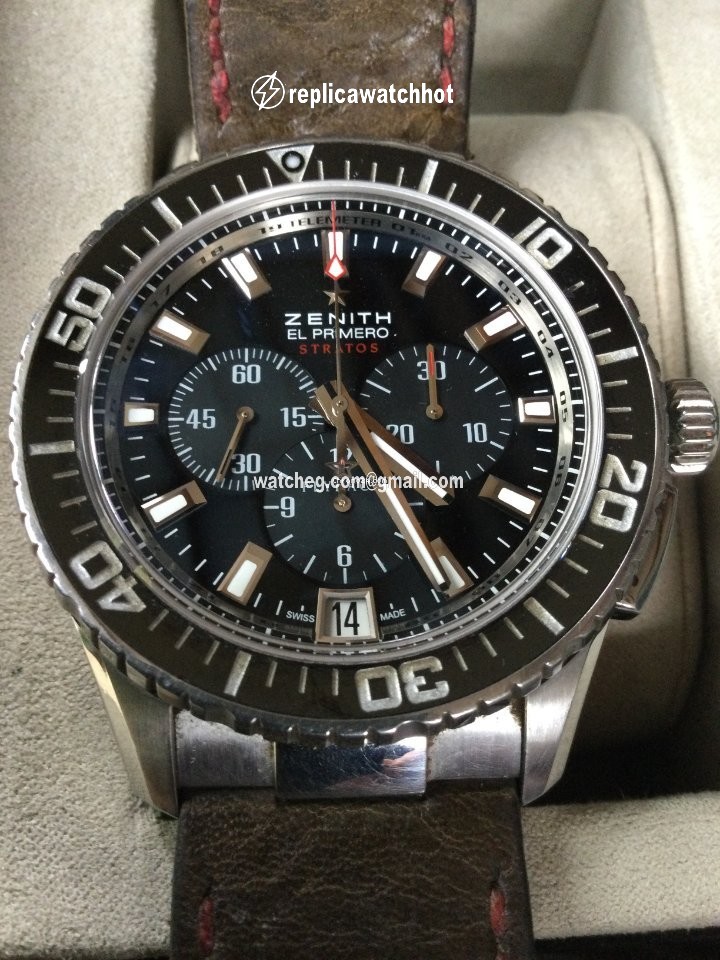 Zenith El Primero Stratos Flyback Mens watch Unisex Automatic Steel 03.2060.405 21.C714