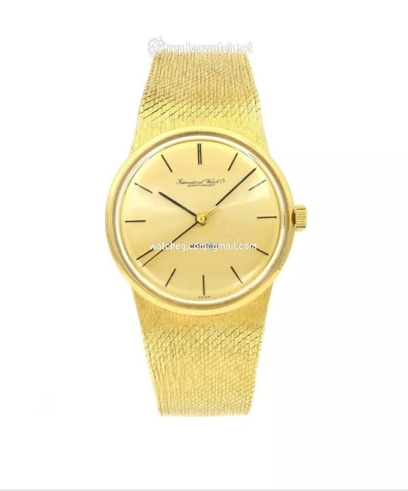IWC Mens watch Unisex Manual winding Yellow gold 2132325