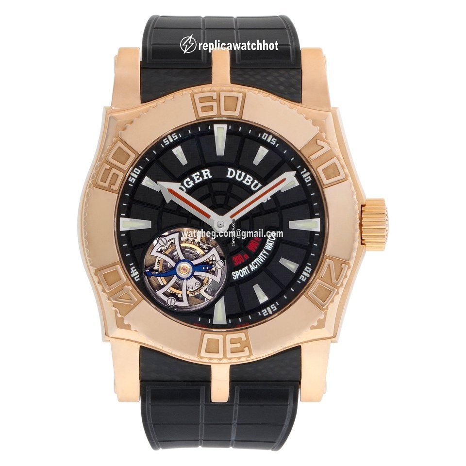 Roger Dubuis Easy Diver Mens watch Unisex Manual winding Rose gold SE48 02 5 K9.53