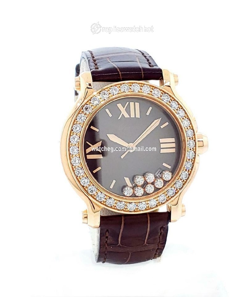 Chopard Happy Sport Quartz Rose gold 277473-5008