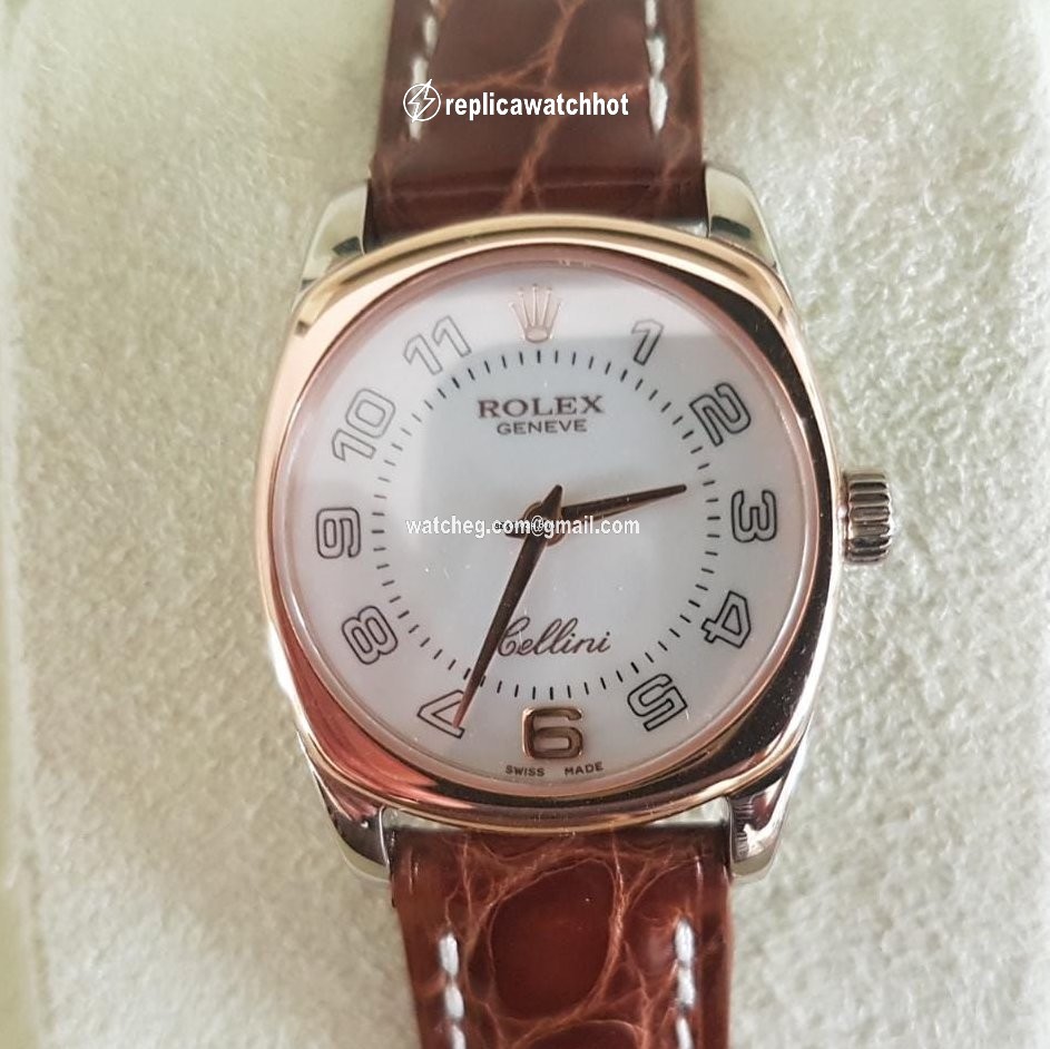 Rolex Cellini Danaos Womens watch White gold Quartz 6229