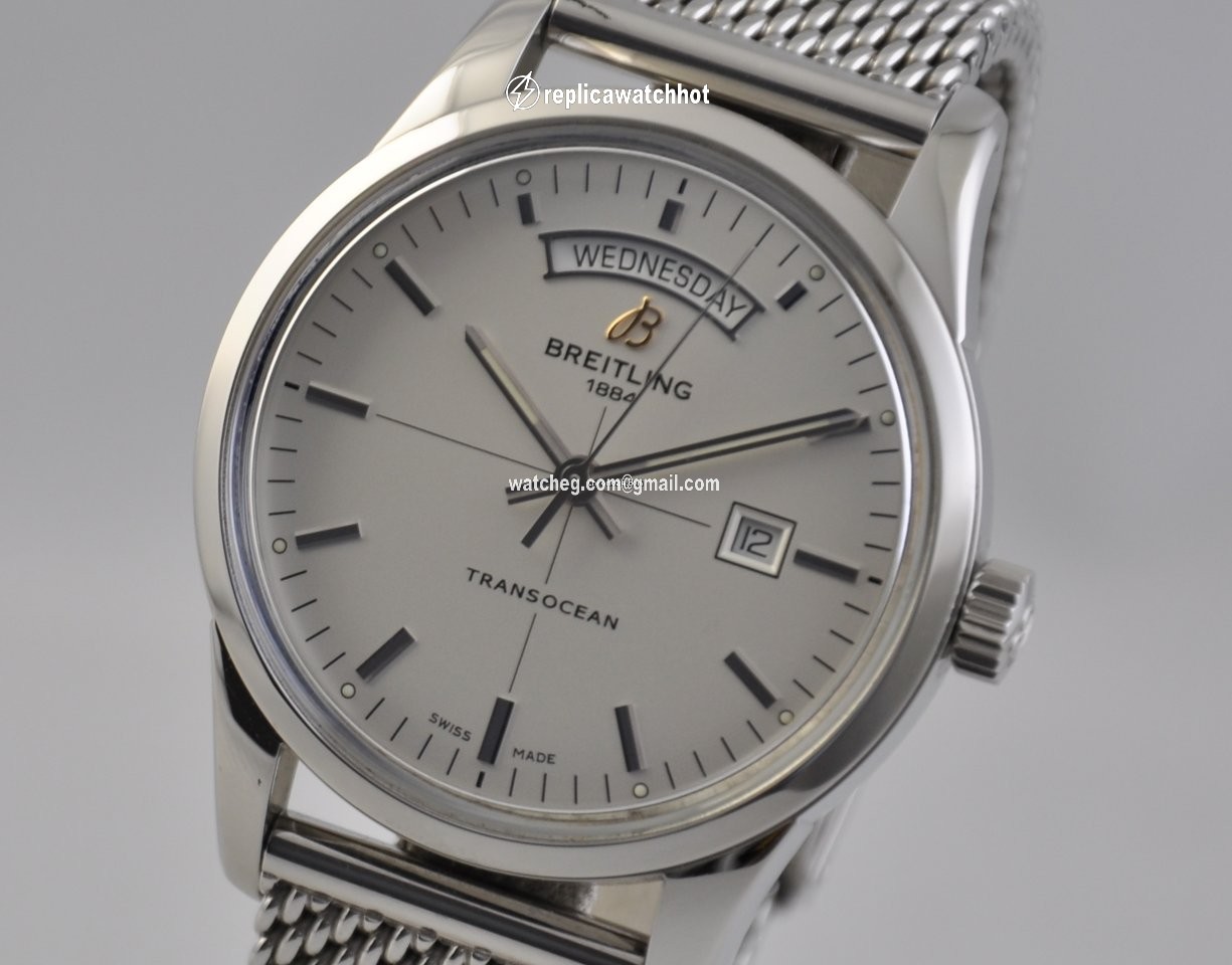 Breitling Transocean Day & Date Mens watch Unisex Automatic Steel A4531012 G751 154A