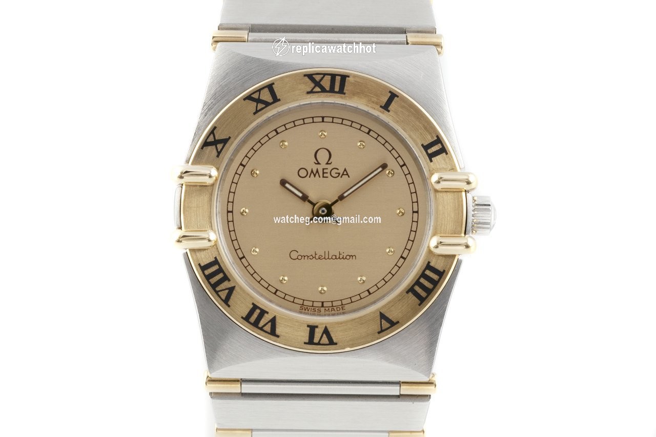 Omega Constellation Ladies Womens watch Quartz Gold Steel 795.1080.1