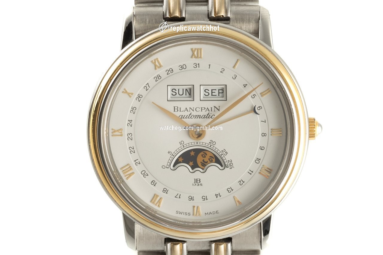 Blancpain Villeret Mens watch Unisex Automatic Gold Steel 6595