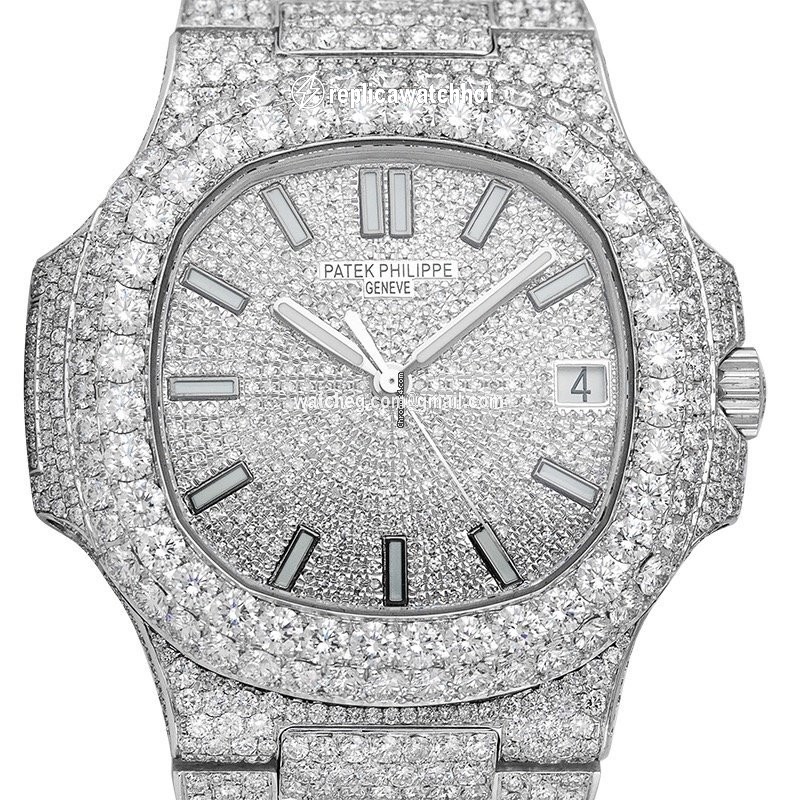 Patek Philippe Nautilus Mens watch Unisex Automatic White gold 5711G