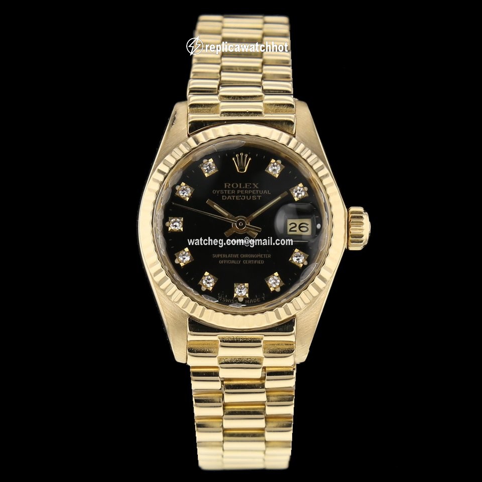 Rolex Lady-Datejust Mens watch Unisex Yellow gold Automatic 6917 8