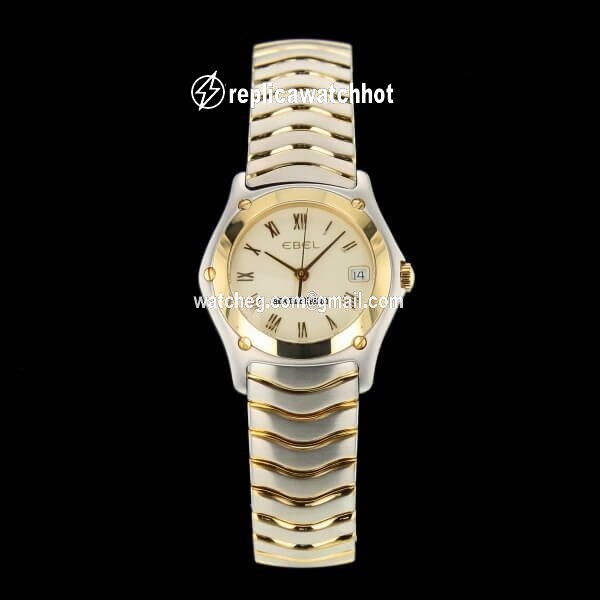 Ebel Classic Womens watch Quartz Gold Steel 1087F21