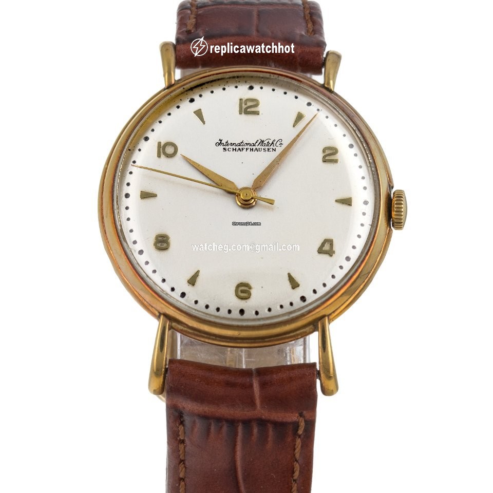 IWC Mens watch Unisex Manual winding Yellow gold Caliber 89