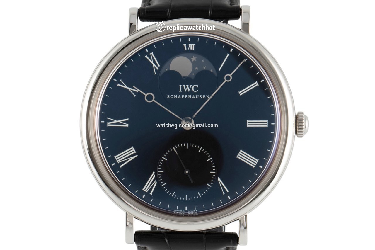 IWC Portofino Hand-Wound Mens watch Unisex Manual winding Steel IW544801