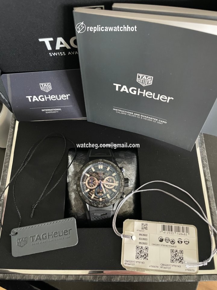 TAG Heuer Carrera Mens watch Unisex Automatic Carbon CBG2017.FT6143