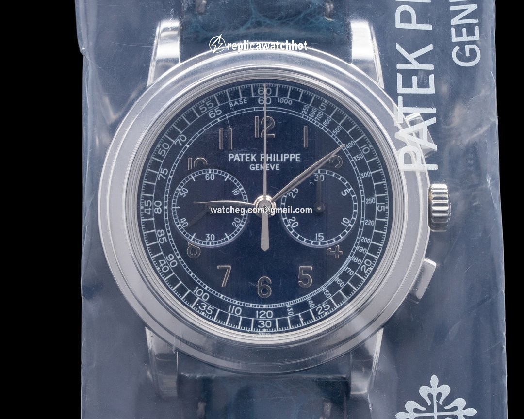 Patek Philippe Chronograph Mens watch Unisex Manual winding Platinum 5070P