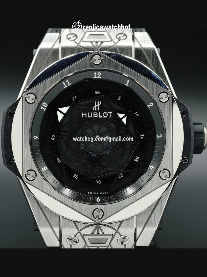 Hublot Big Bang Sang Bleu Mens watch Unisex Automatic Titanium 415.NX.1112.VR.MXM16