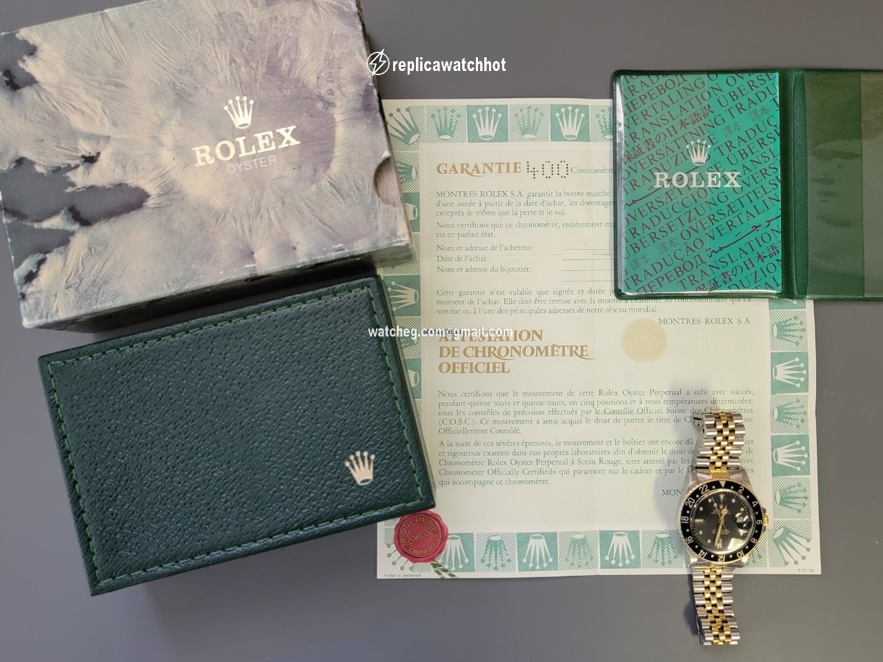 Rolex GMT-Master Mens watch Unisex Gold Steel Automatic 16753