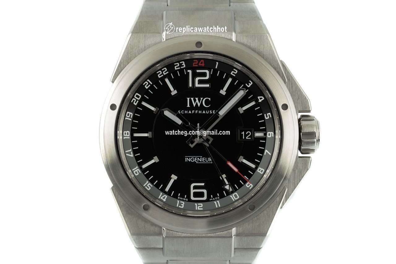 IWC Ingenieur Dual Time Mens watch Unisex Automatic Steel IW324402