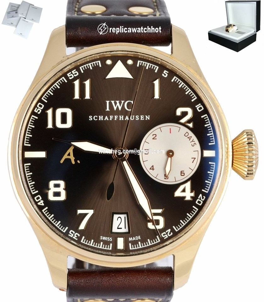 IWC Big Pilot Mens watch Unisex Automatic Rose gold IW500421