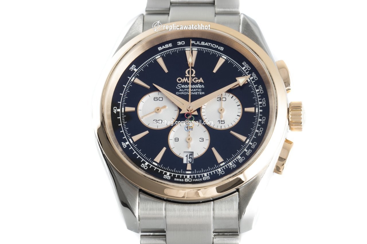Omega Seamaster Aqua Terra Mens watch Unisex Automatic Gold Steel 221.20.42.40.01.001