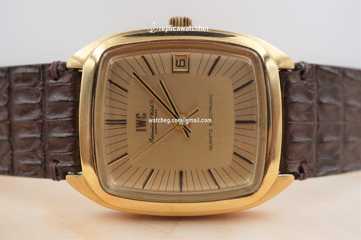 IWC Mens watch Unisex Quartz Yellow gold 3203