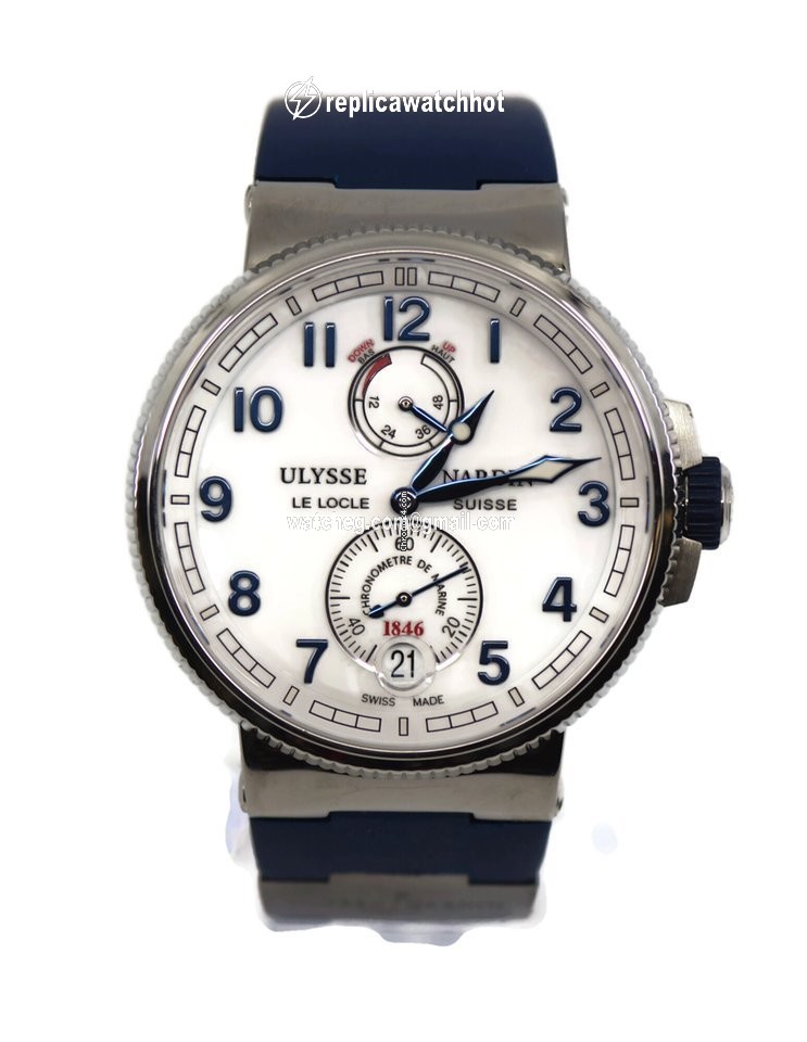 Ulysse Nardin Marine Chronometer Manufacture Mens watch Unisex Automatic Steel 1183-126-3 40