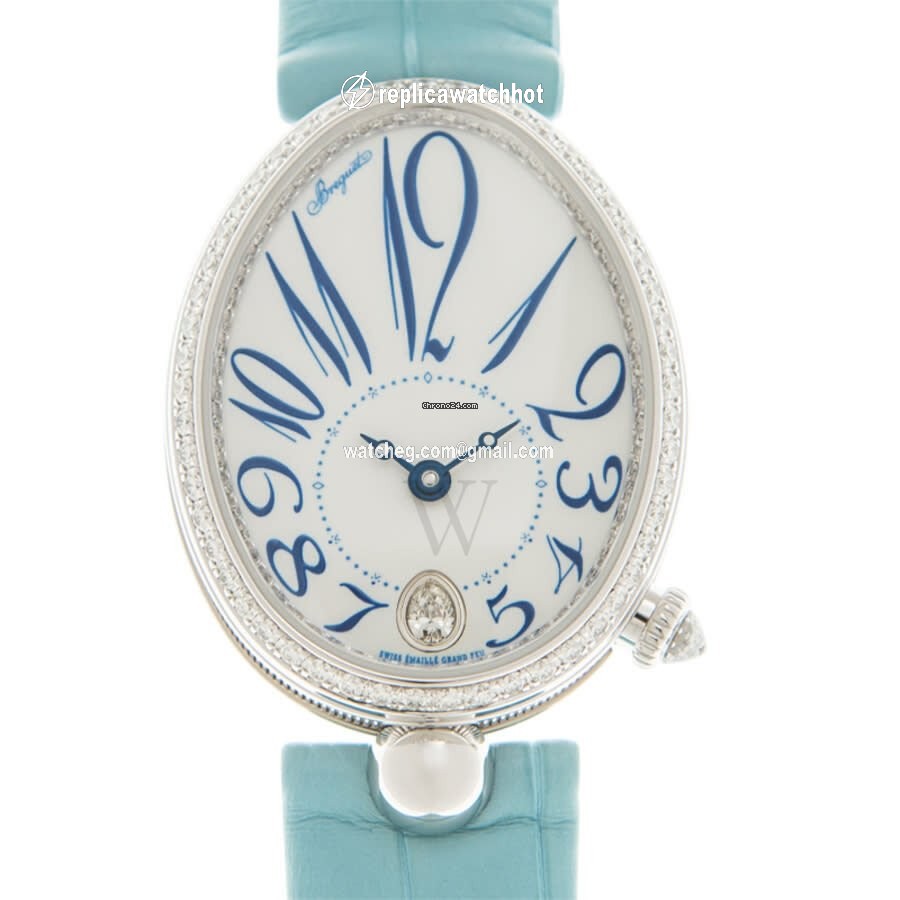 Breguet Reine de Naples Womens watch Automatic White gold 8918BB 28 964 D00D