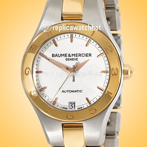 Baume & Mercier Linea Womens watch Automatic Gold Steel MOA10073