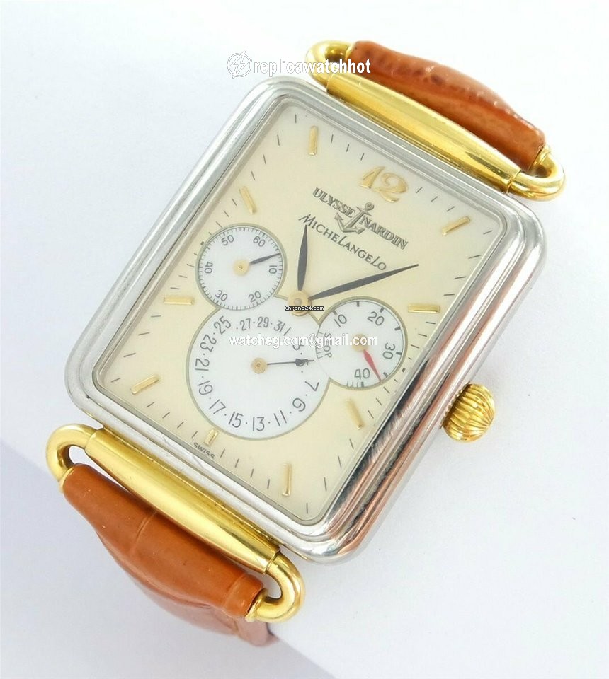 Ulysse Nardin Michelangelo Automatic Gold Steel 174-44