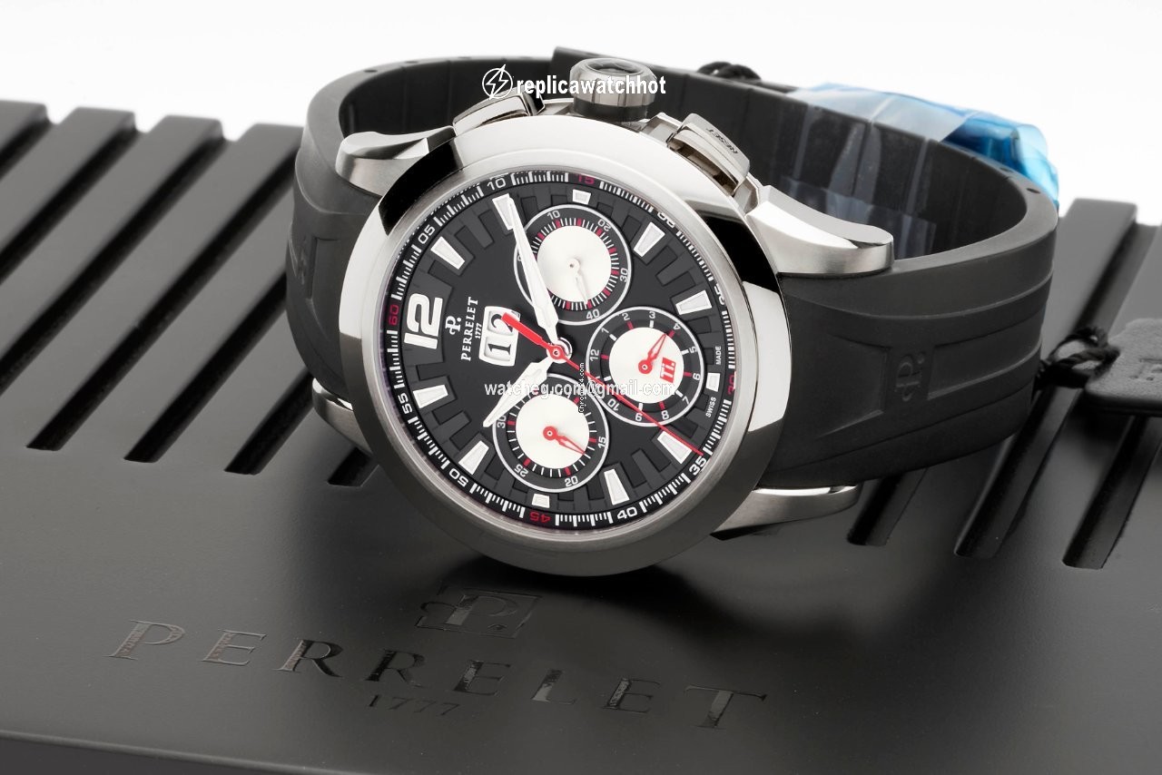 Perrelet Mens watch Unisex Automatic Titanium A5003 2