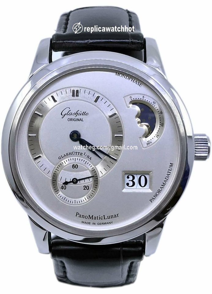 Glashtte Original PanoMaticLunar Mens watch Unisex Automatic Steel 90.02.02.02.04