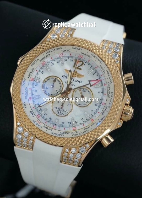 Breitling Bentley GMT Mens watch Unisex Automatic Rose gold R47362