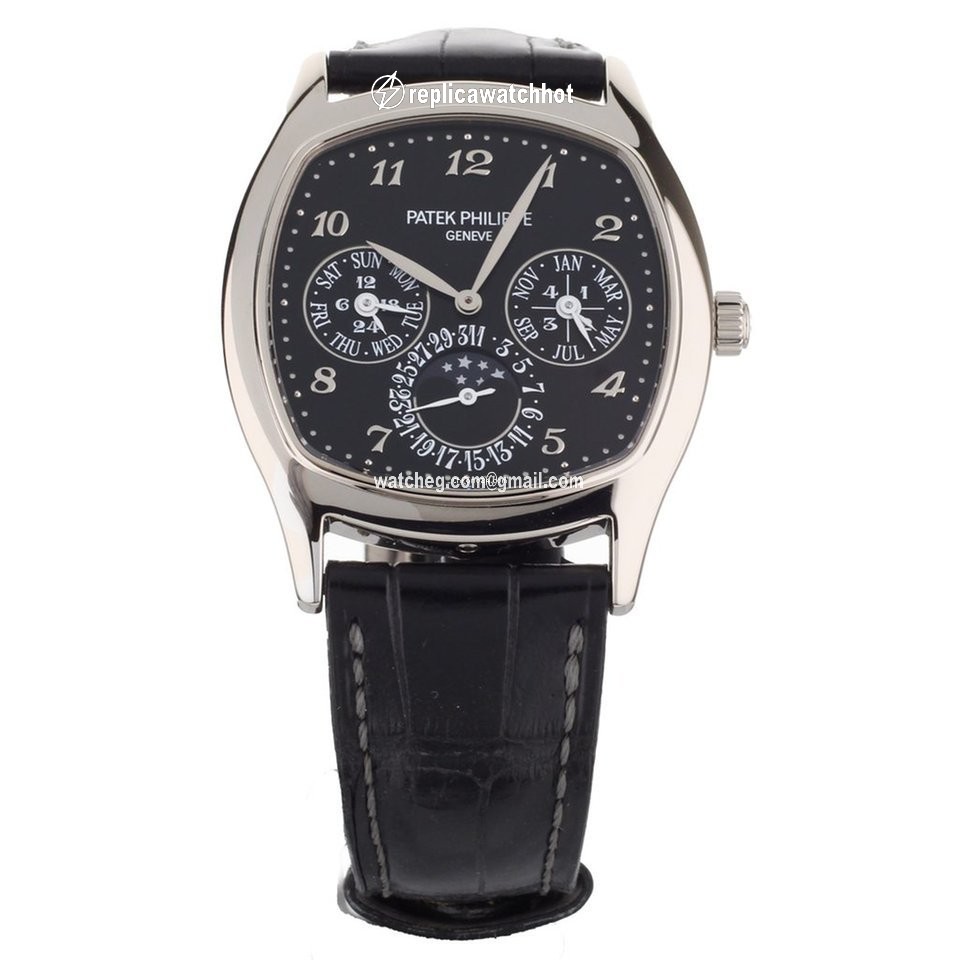 Patek Philippe Perpetual Calendar Mens watch Unisex Automatic White gold 5940G-010