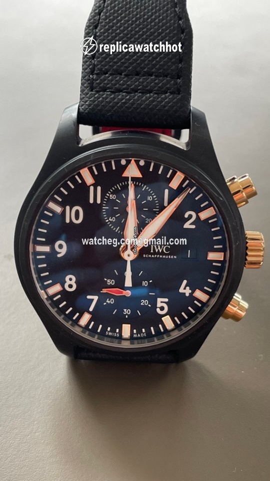 IWC Pilot Chronograph Top Gun Mens watch Unisex Automatic Ceramic IW389003