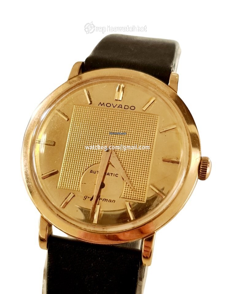 Movado Mens watch Unisex Automatic Rose gold R8483
