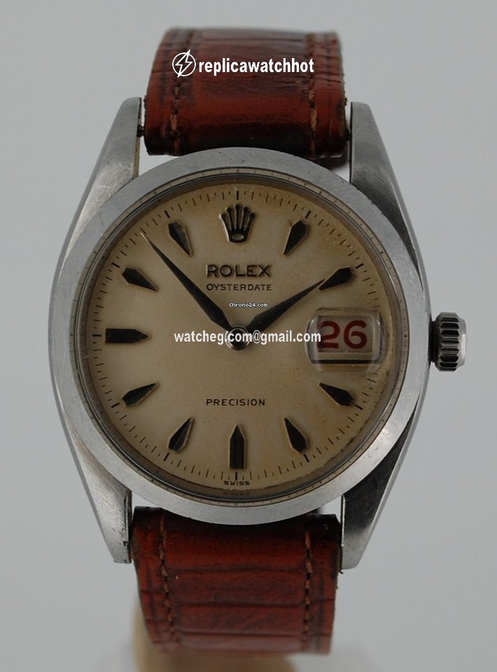 Rolex Oyster Precision Mens watch Unisex Steel Manual winding 6494