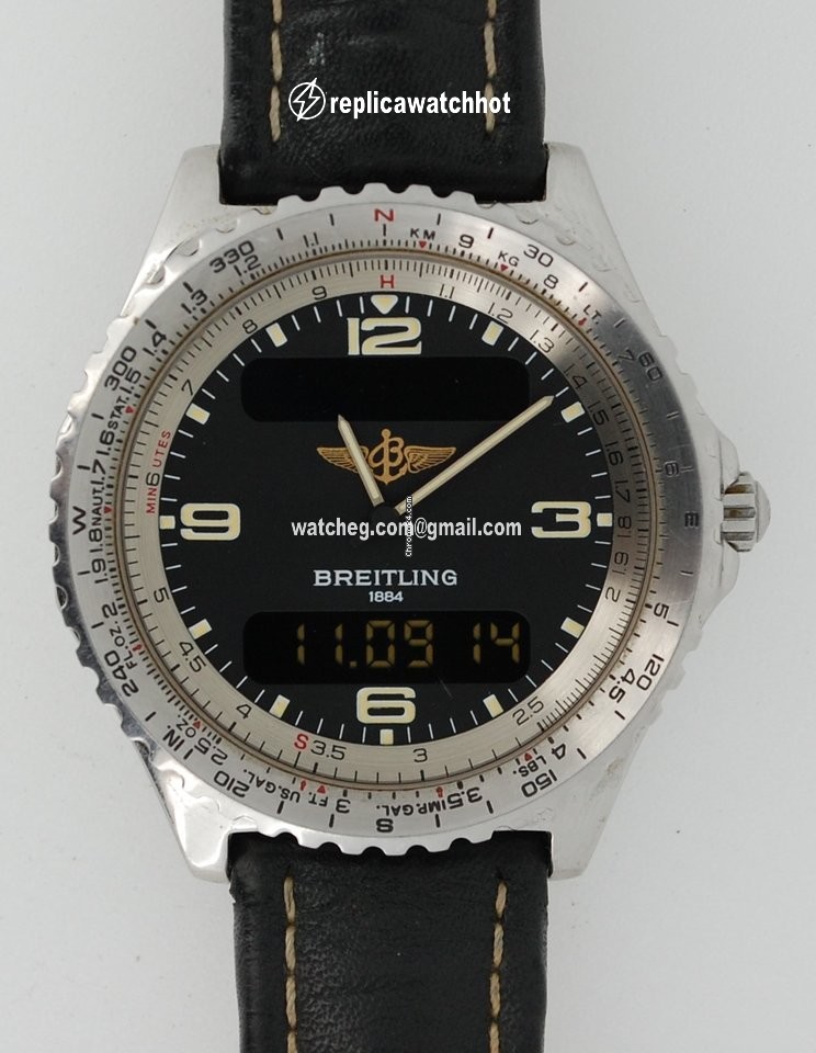 Breitling Chronospace Mens watch Unisex Quartz Steel A56011