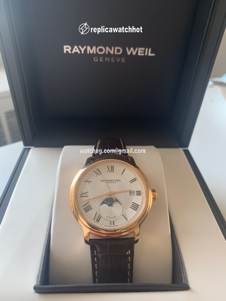 Raymond Weil Maestro Mens watch Unisex Automatic Rose gold 2239-PC5-00659