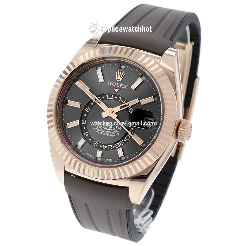 Rolex Sky-Dweller Mens watch Unisex Rose gold Automatic 326135