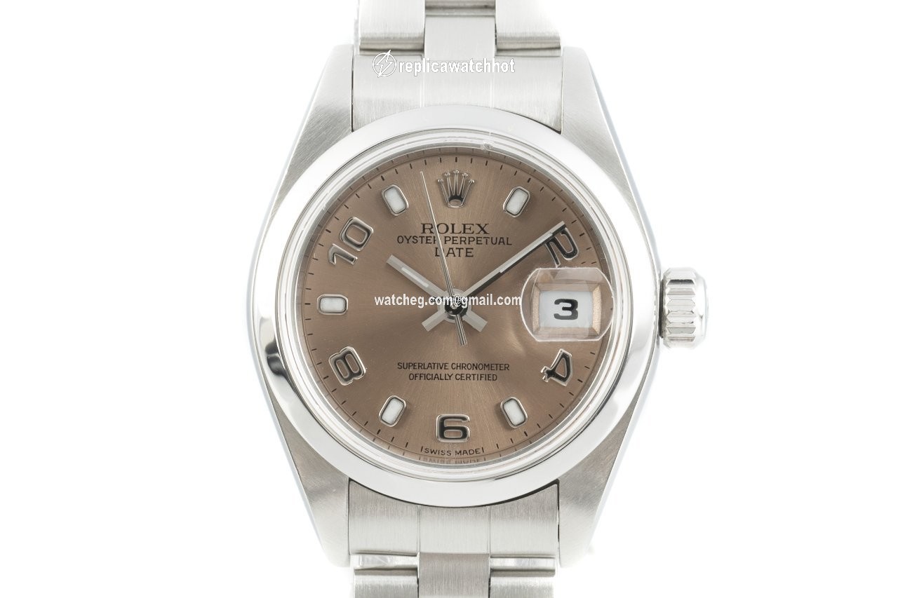 Rolex Oyster Perpetual Lady Date Womens watch Steel Automatic 79160