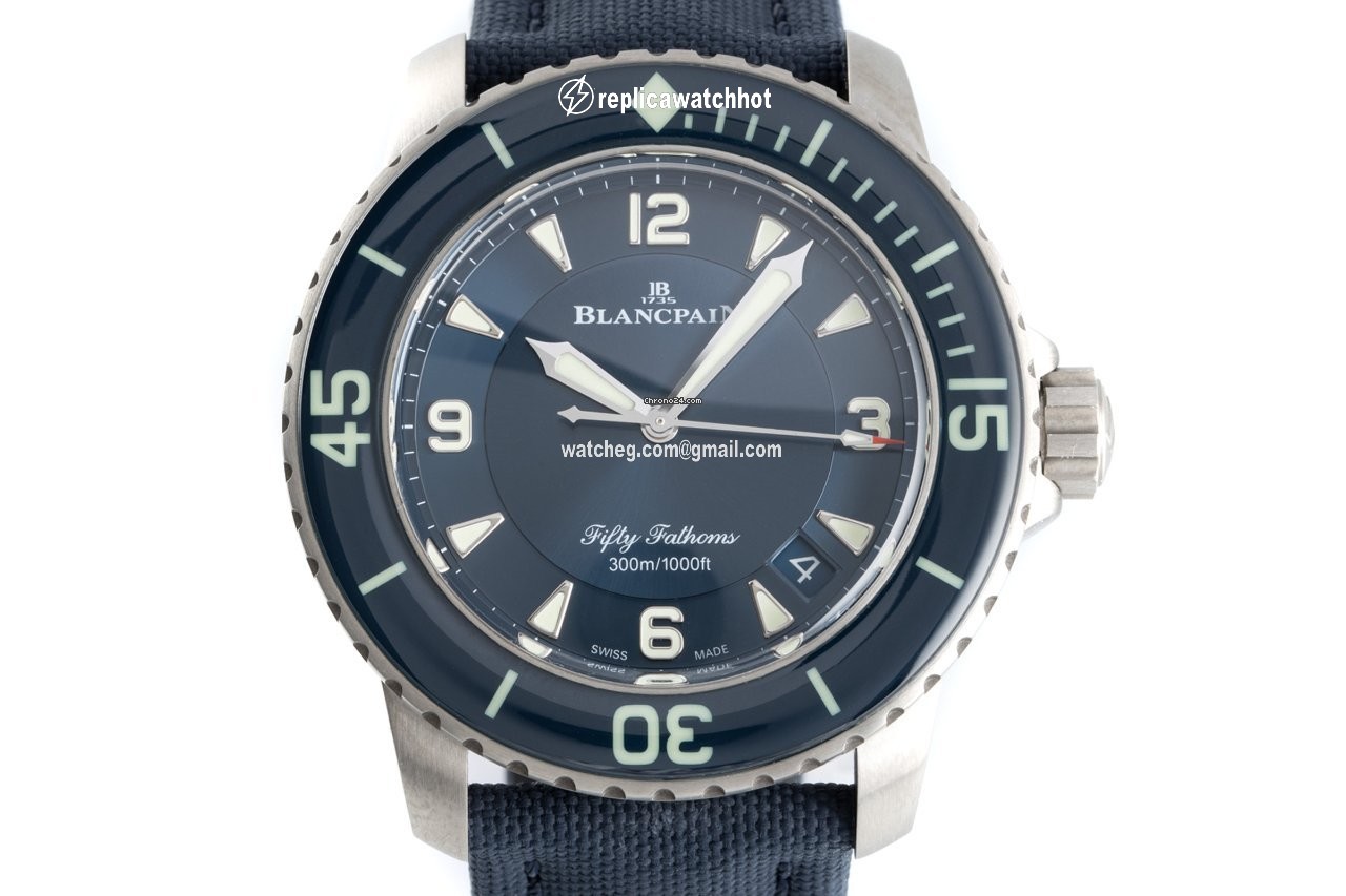 Blancpain Fifty Fathoms Mens watch Unisex Automatic Titanium 5015 12B40 052A